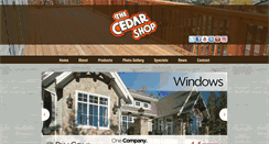 Desktop Screenshot of cedarshop.com